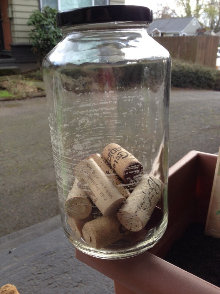 See, it's not THAT many corks!