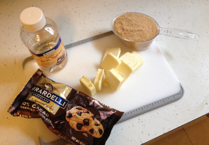 Forgot to add the heavy cream to the photo. Just imagine it's there!