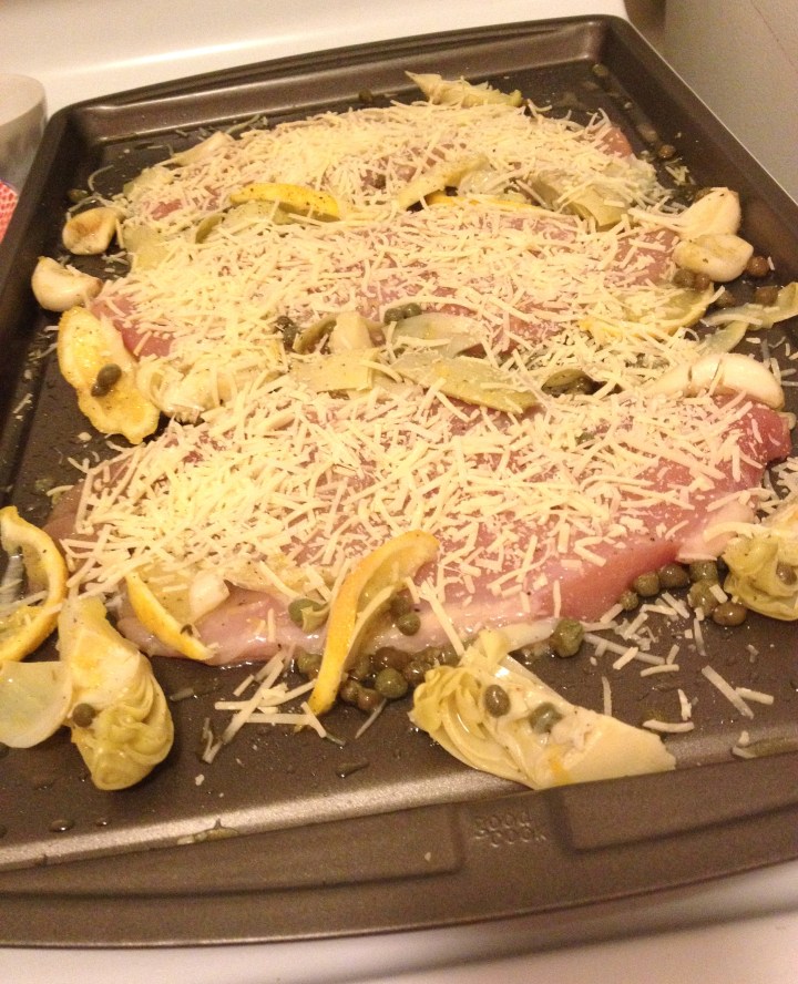 Chicken ready for oven