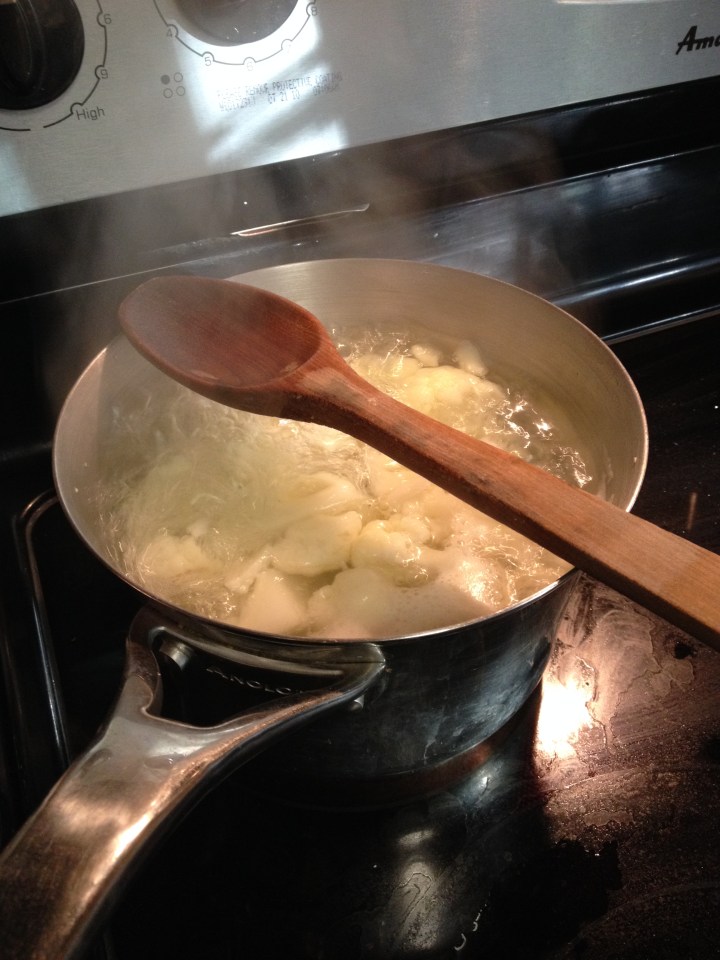 Pro tip: Place a wooden spoon on top of the pot to prevent water from boiling over.