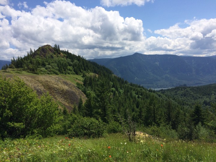 Once you've reached this spot, it's all downhill to the trailhead.